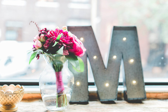 Summer wedding florals