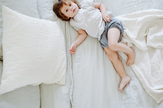 At home family newborn photos by Kaley Cornett