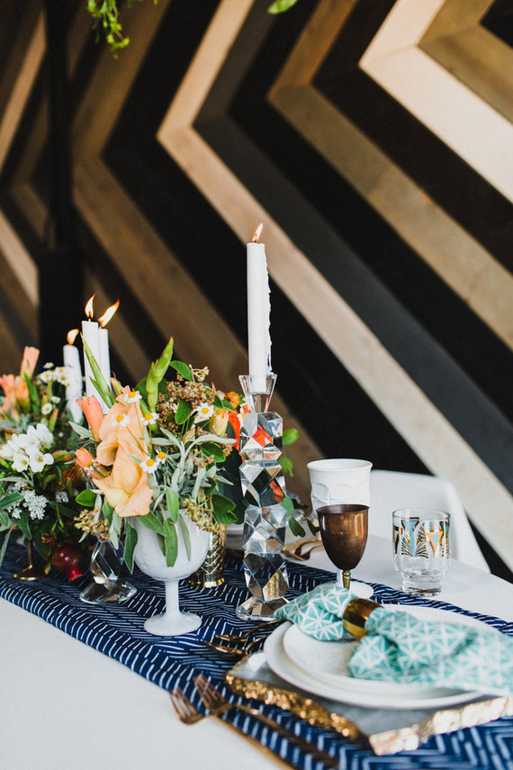 Modern bohemian wedding inspiration