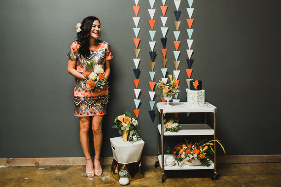 Modern bohemian wedding inspiration