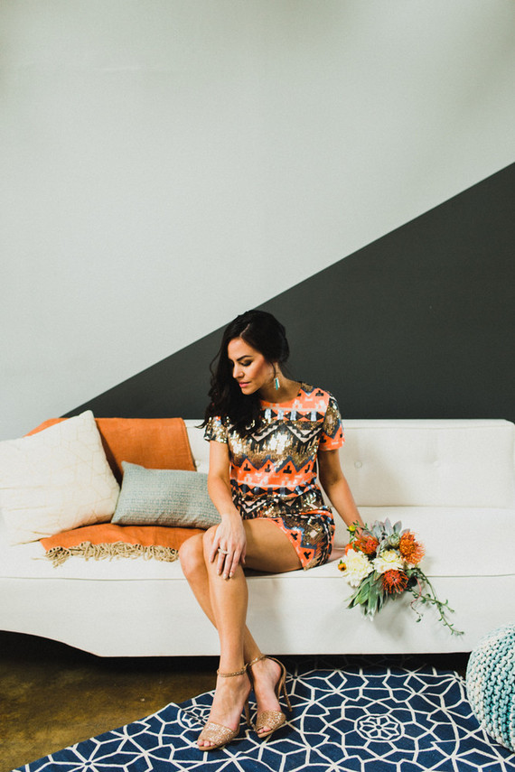 Modern bohemian wedding inspiration Inspiration