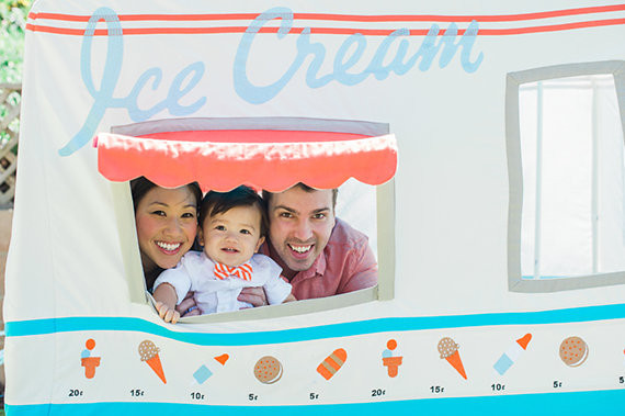 Ice Cream truck 1st birthday party