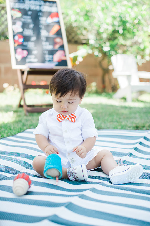 Ice Cream truck 1st birthday party