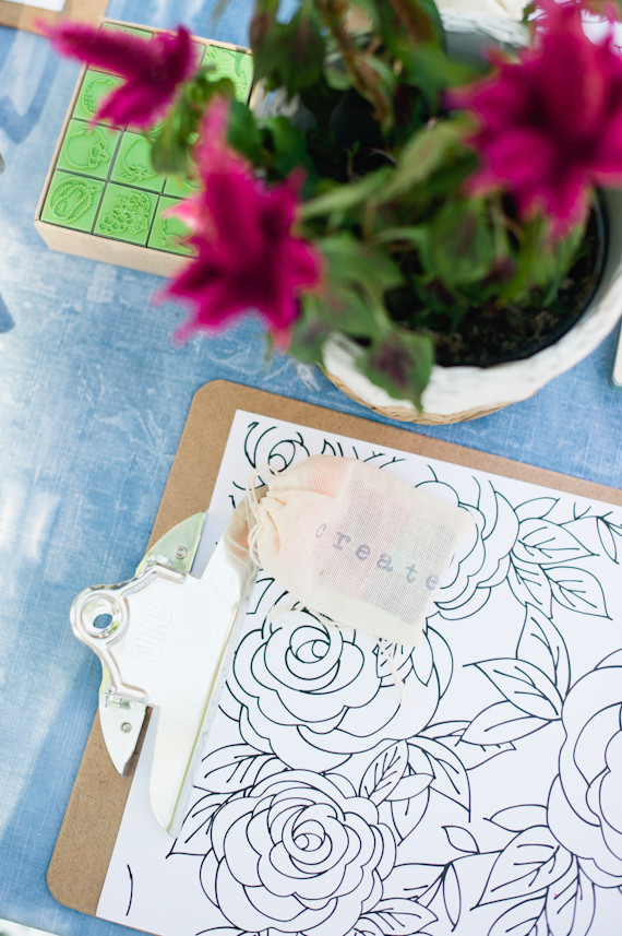 kids craft table Inspiration