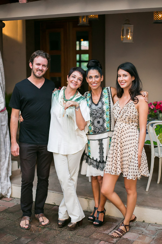 Hot pink floral birthday party in Cabo