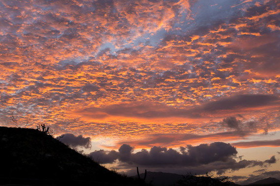 sunset in mexico