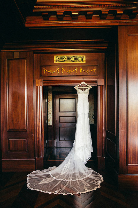 White wedding dress