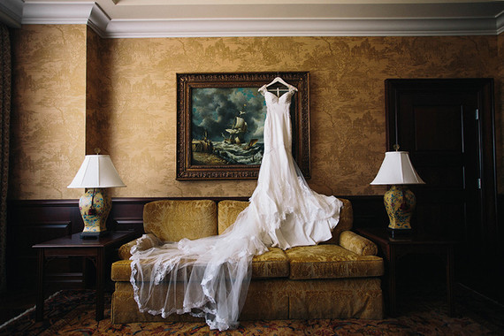 White wedding dress