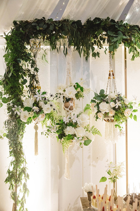 Floral backdrop