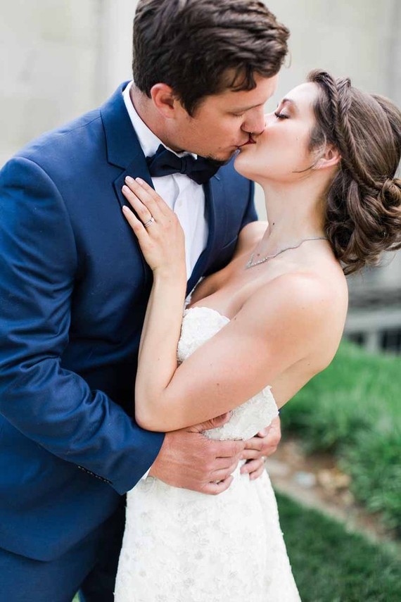 Elegant wedding portrait