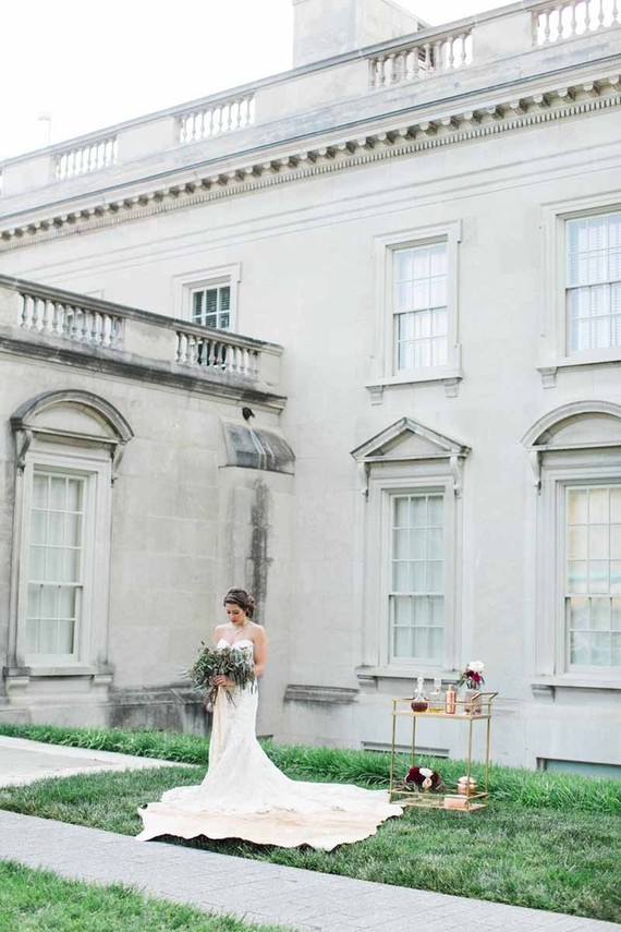 Virginia Museum of Fine Art bridal portrait