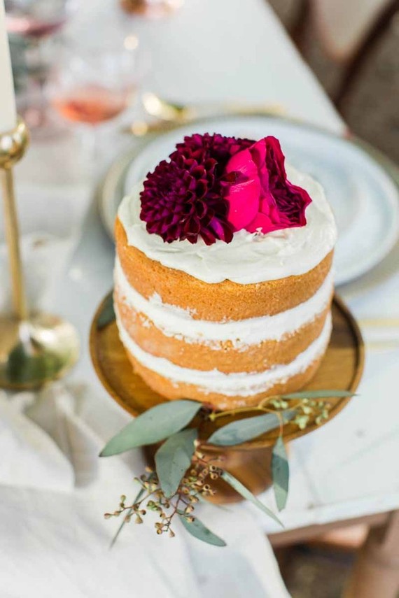Wedding naked cake