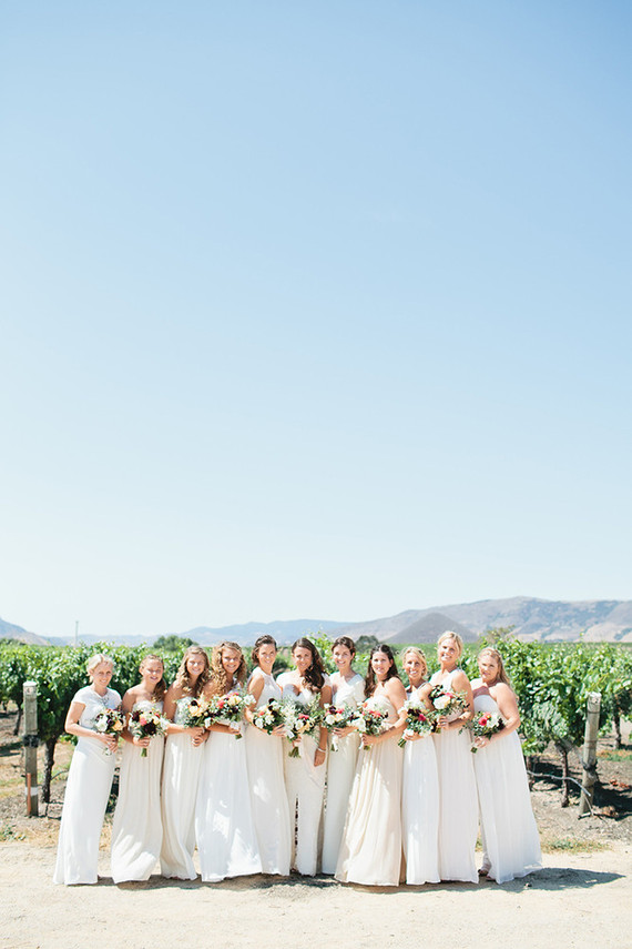 Bibble Ranch Vineyard bridesmaid portrait