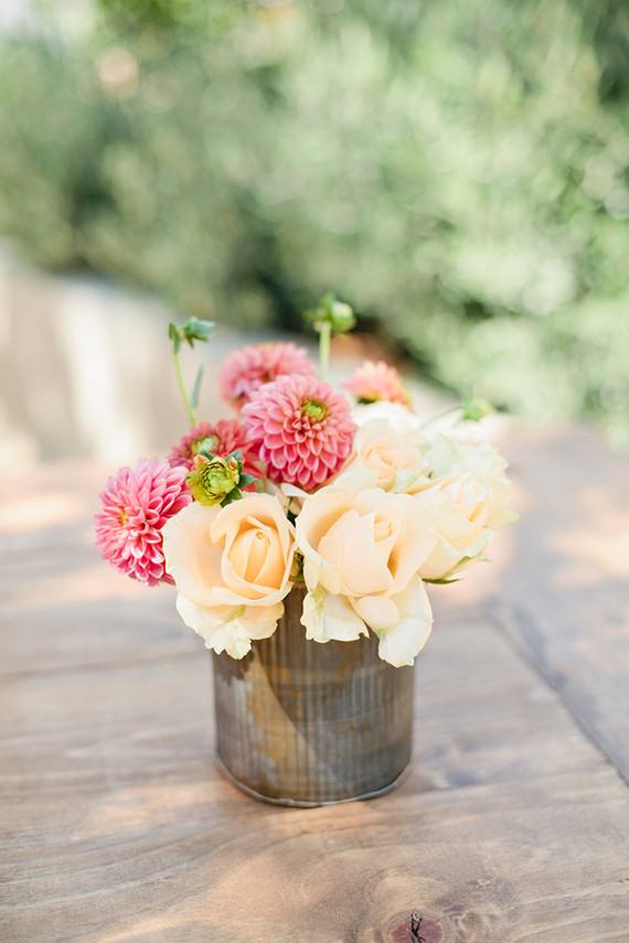 Summer wedding florals