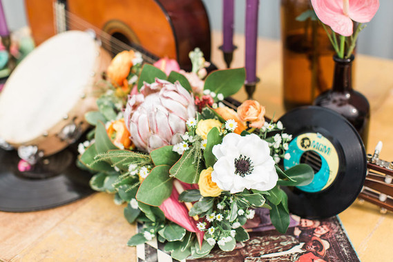 Summer wedding florals