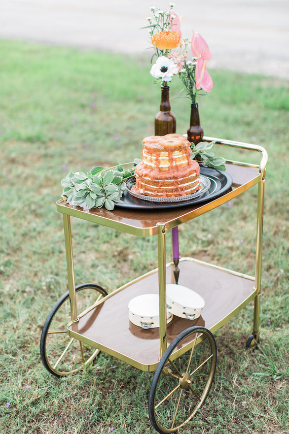 Wedding cake display