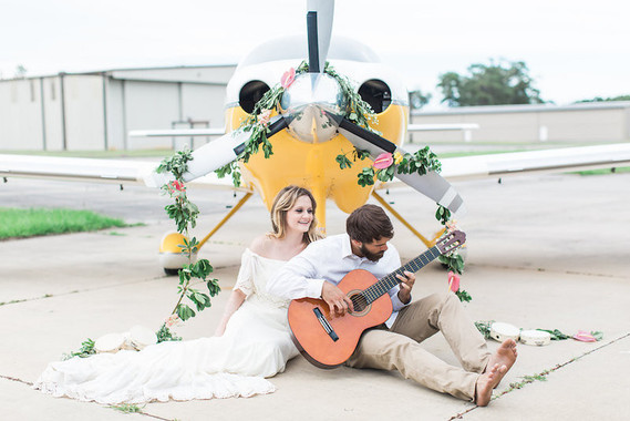 Vintage wedding portrait