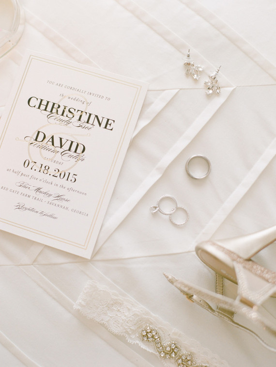 Romantic wedding invitation