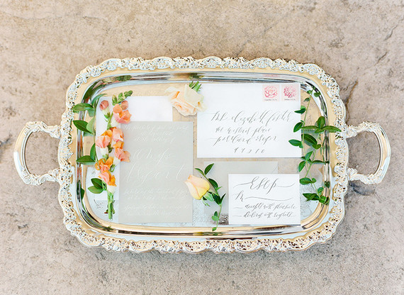 Summer wedding invitation suite