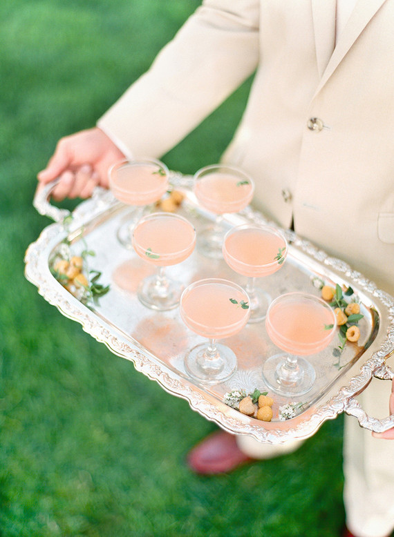 Summer wedding cocktails