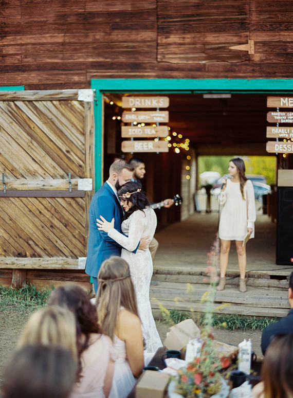 Rustic Colorado wedding