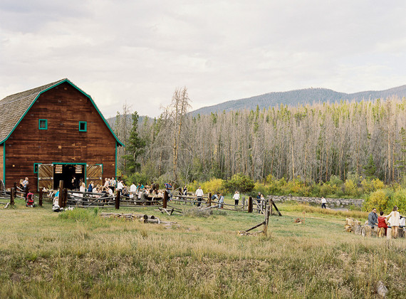 Rustic Colorado wedding
