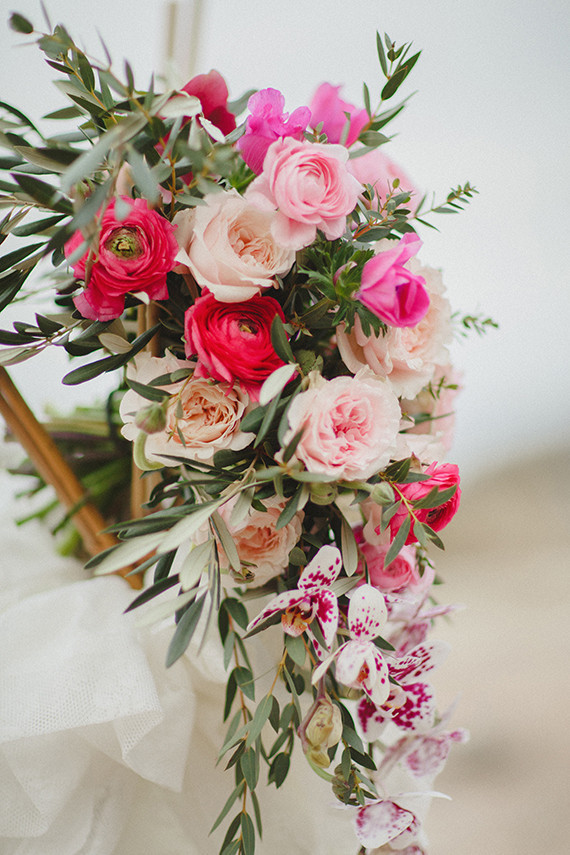 Pink and red florals