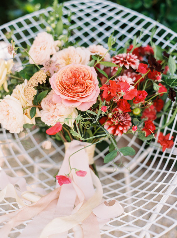 Summer wedding bouquet