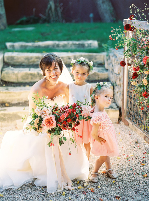 Flower girl portrait