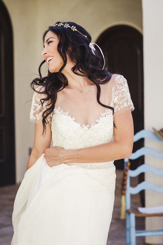 Reem Acra wedding dress