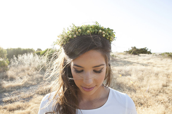 Flower crown headpiece