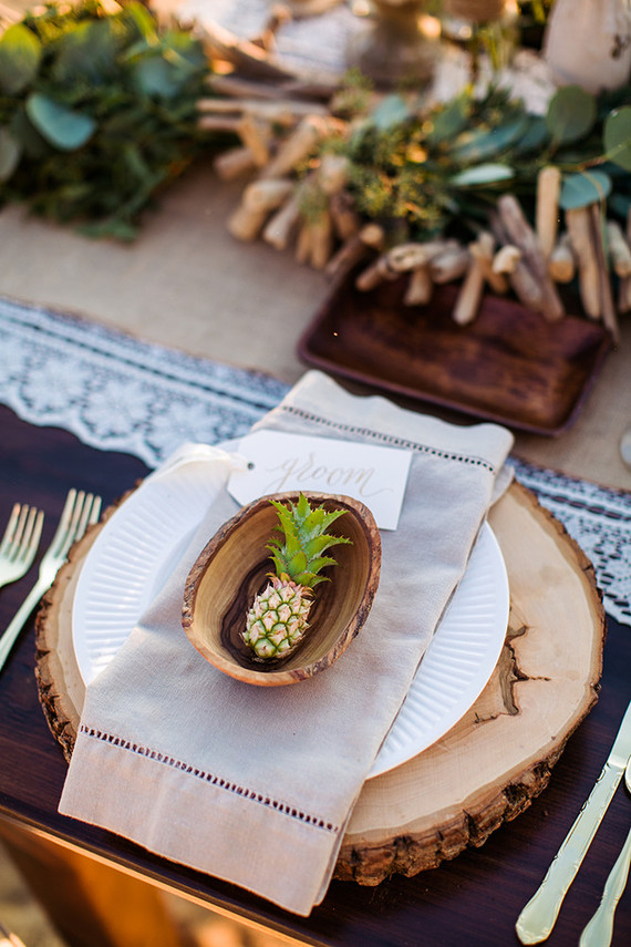 Rustic place setting