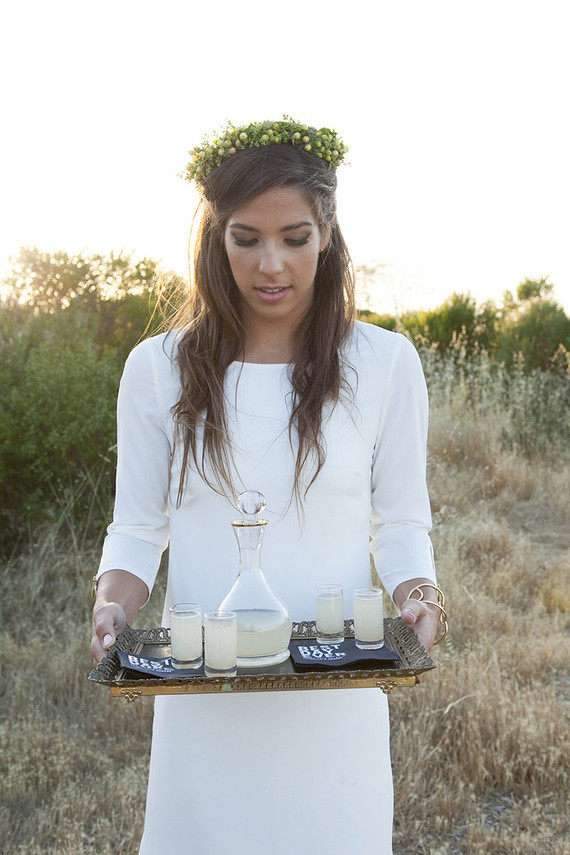 Modern retro wedding inspiration Inspiration