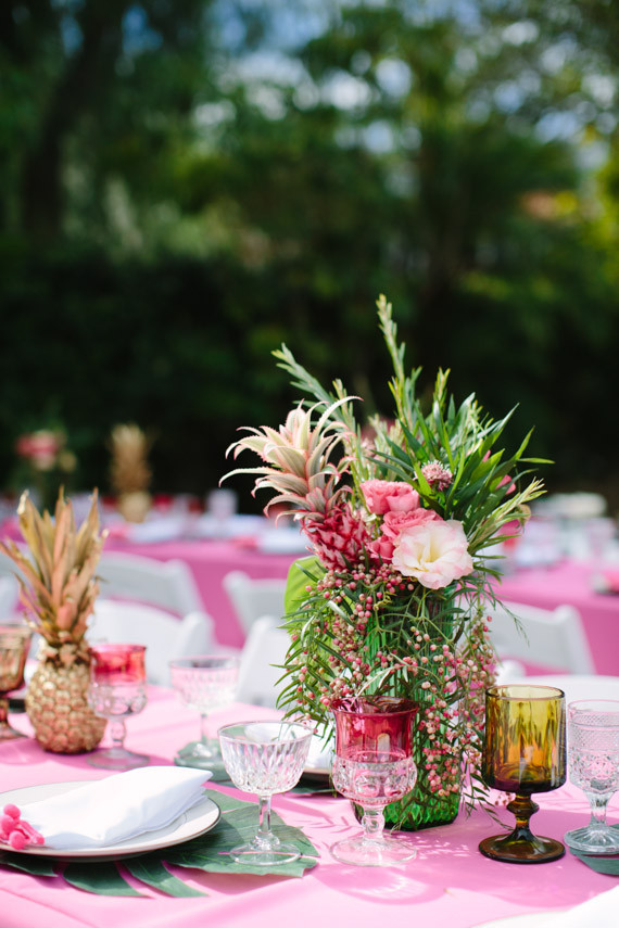 Aloha themed bridal shower