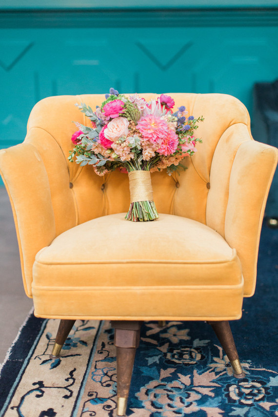 Summer wedding bouquet