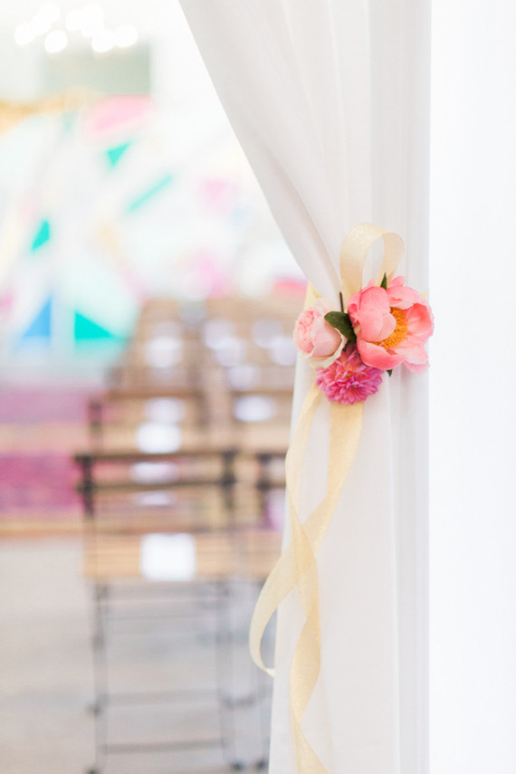 Summer wedding florals