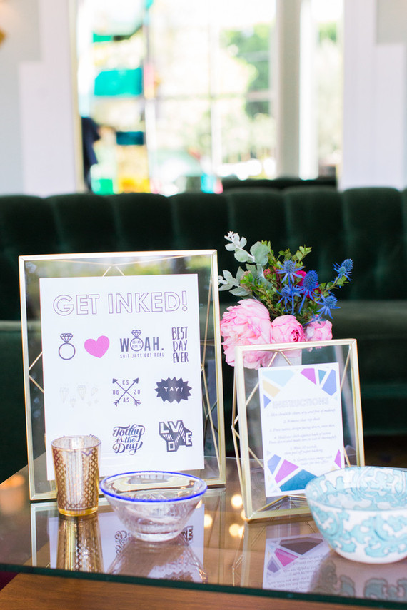 Wedding signage