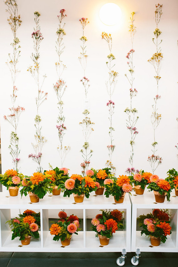 Floral backdrop