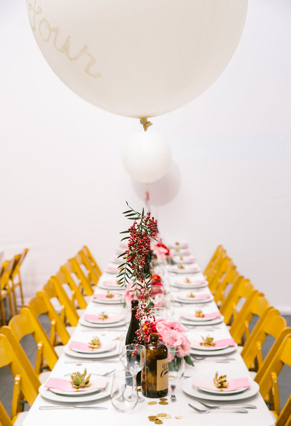 Wedding tablescape