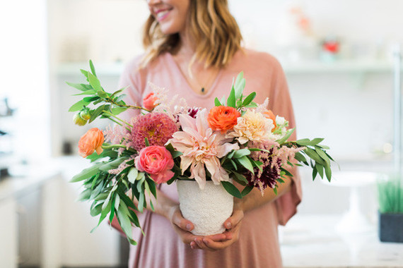 summer floral arrangement Inspiration