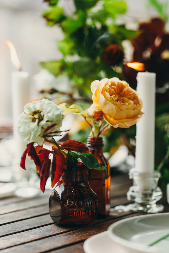 Fall wedding florals