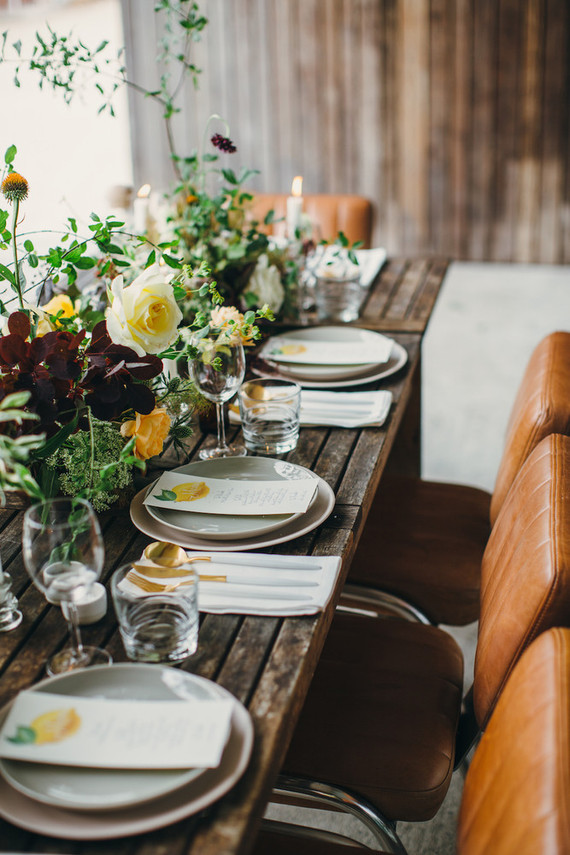 Rustic tablescape