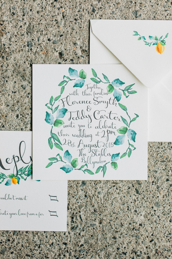 Wedding invitation suite