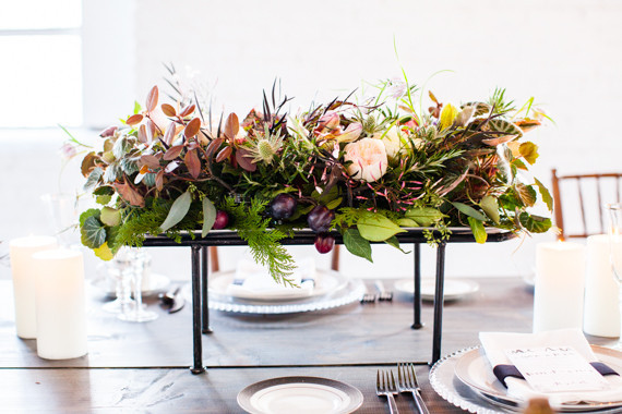 Winter wedding florals