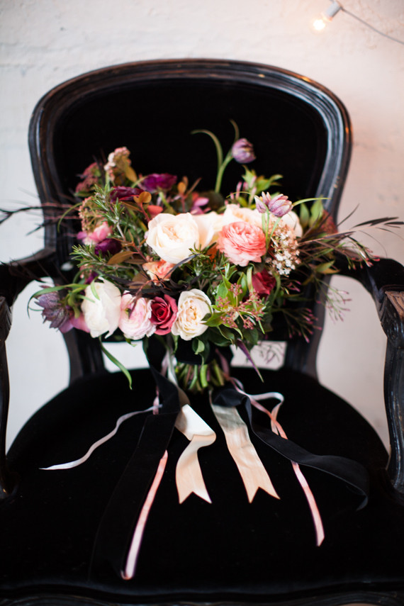 Winter bridal bouquet