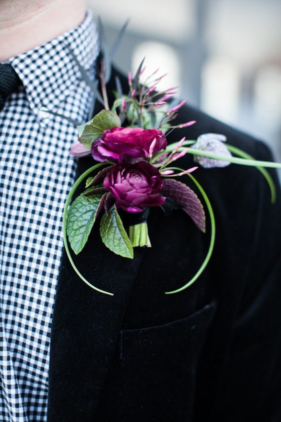 Groom boutonniÃ¨re Inspiration