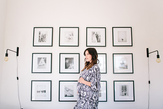 glamorous maternity photos of Catherine