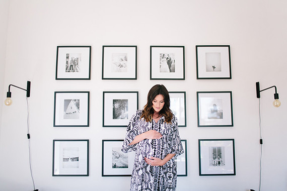 glamorous maternity photos of Catherine