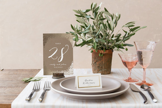 Minted wedding suite