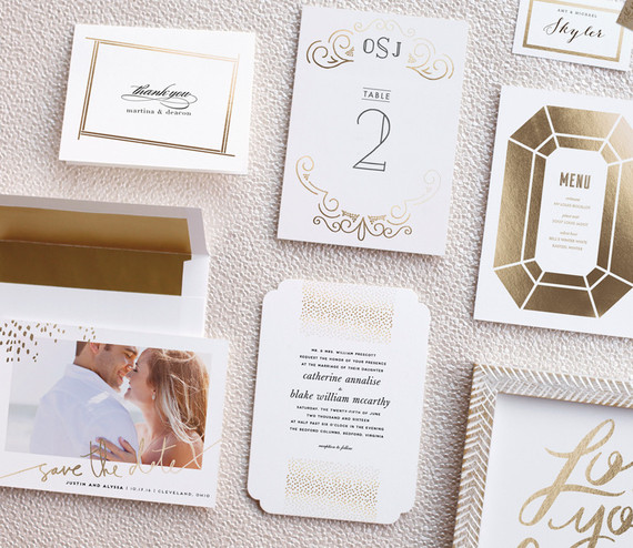 Minted wedding suite